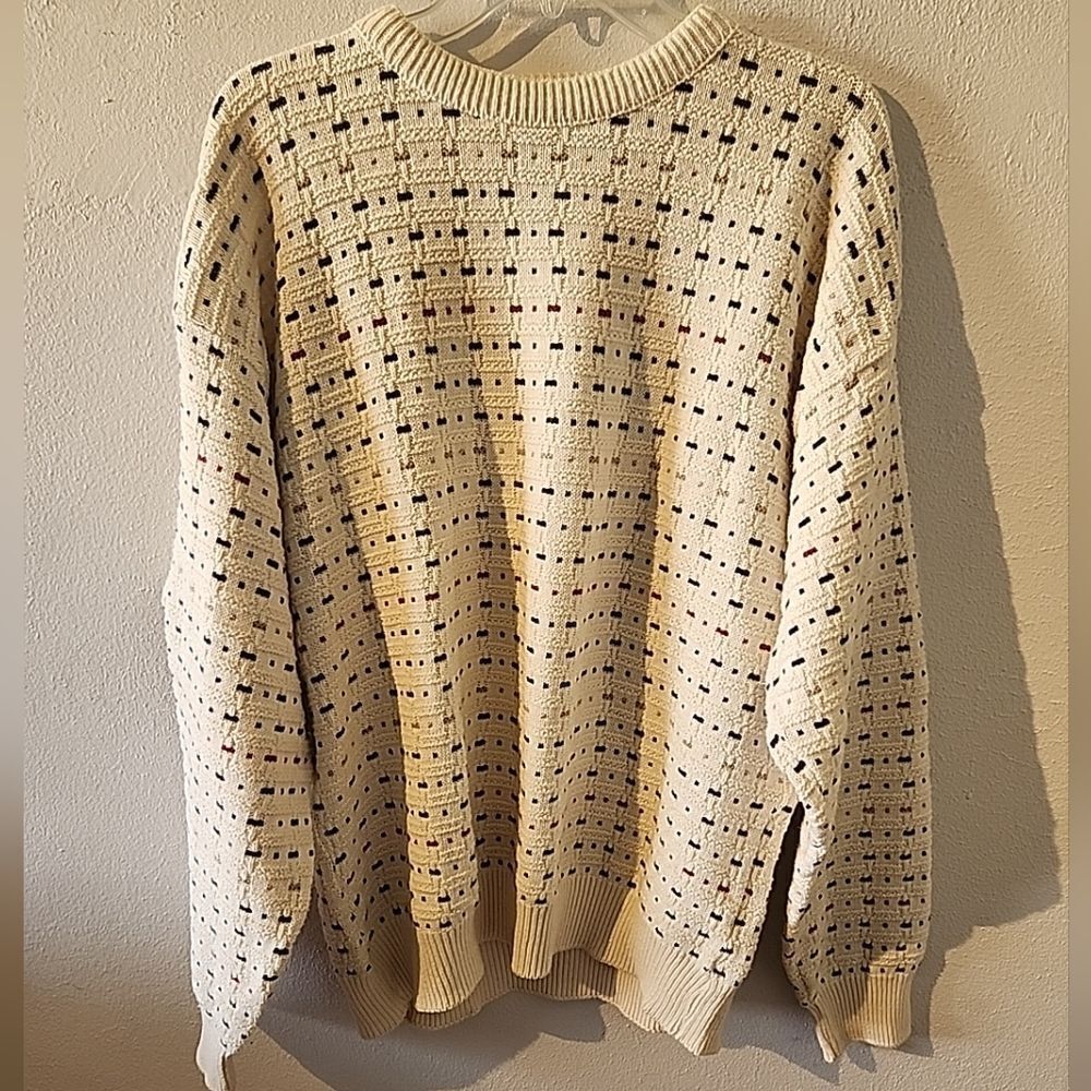Vintage Men Sweater Sedgefield L Country Club Golf USA Grandpa Preppy